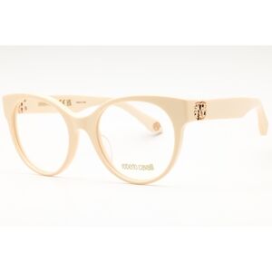 Roberto Cavalli VRC027M Eyeglasses Beige Acetate Round
